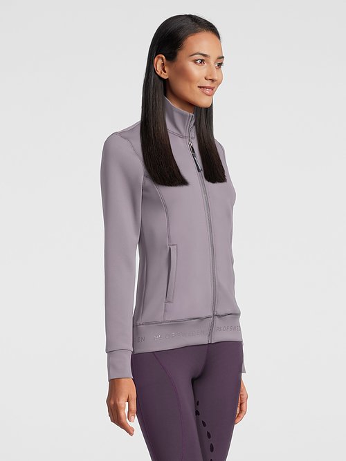 SWEATER ZIP-UP FAITH GREY - The Stirling Collection